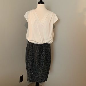 Ann Taylor mixed media dress